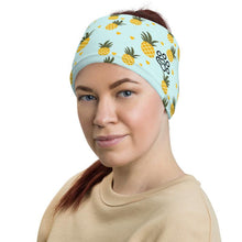 Load image into Gallery viewer, Pineapple Dog Dress or T-Shirt and Neck Gaiter Bundle