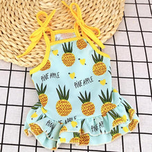 Load image into Gallery viewer, Pineapple Dog Dress or T-Shirt and Neck Gaiter Bundle