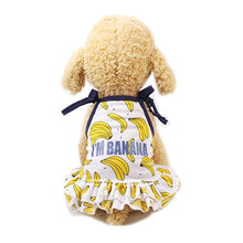 Load image into Gallery viewer, Banana Dog Dress/T-shirt and Neck Gaiter Bundle
