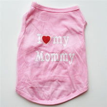 Load image into Gallery viewer, I Love Mommy & Love Daddy Dog T-Shirt